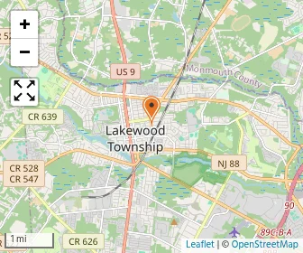 Map of Tashbar Of Lakewood
