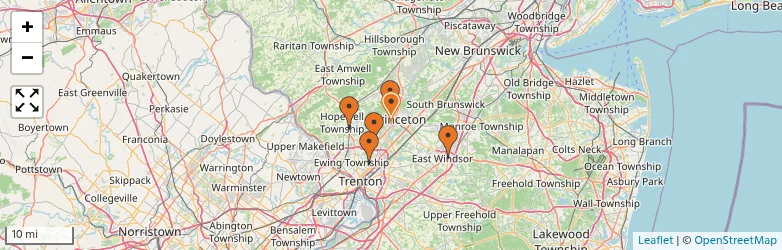 Related schools map