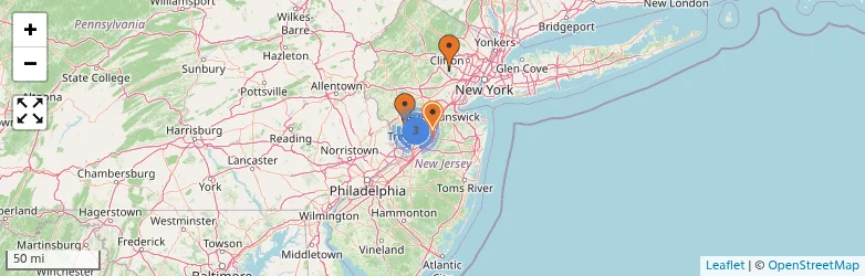 Related schools map
