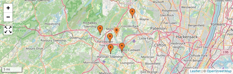 Related schools map