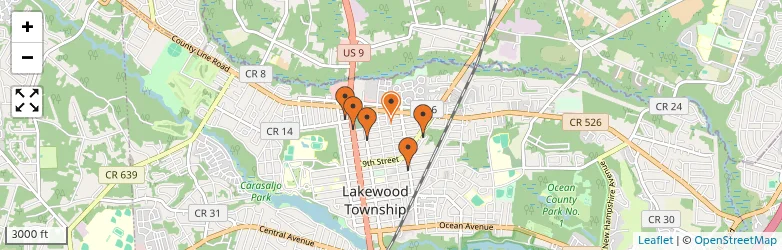 Related schools map