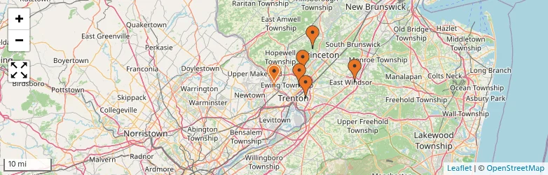 Related schools map