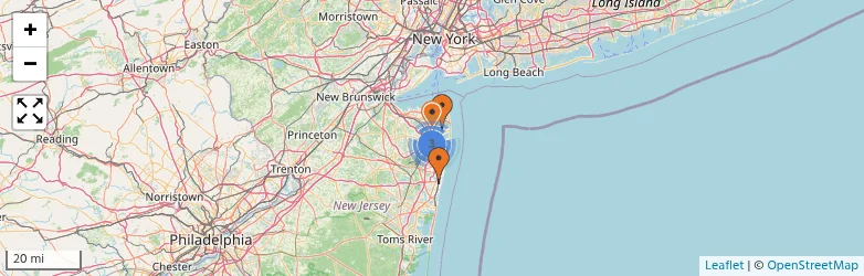 Related schools map