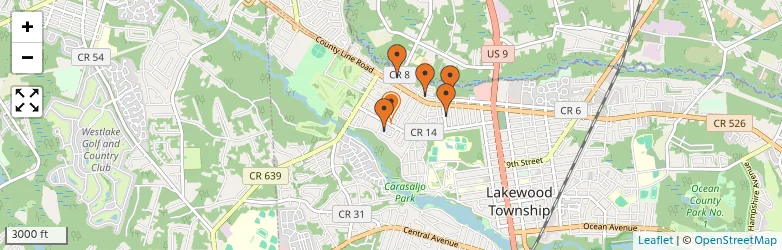 Related schools map