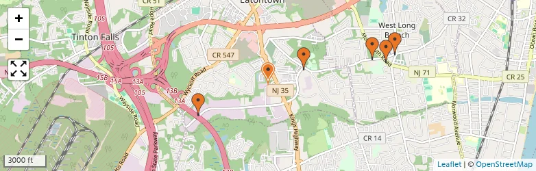 Related schools map