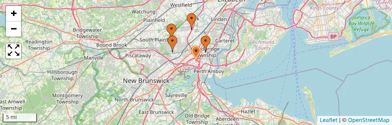 Related schools map
