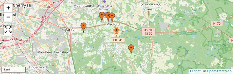 Related schools map
