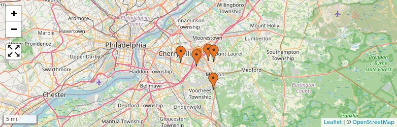 Related schools map