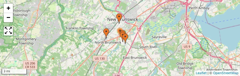 Related schools map