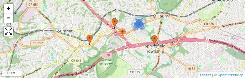 Related schools map