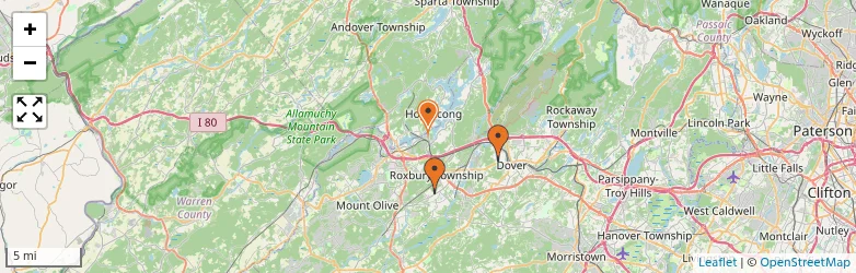 Related schools map