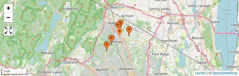 Related schools map