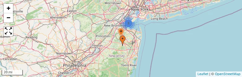 Related schools map