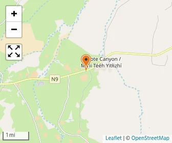 Map of Calvary Indian Mission School