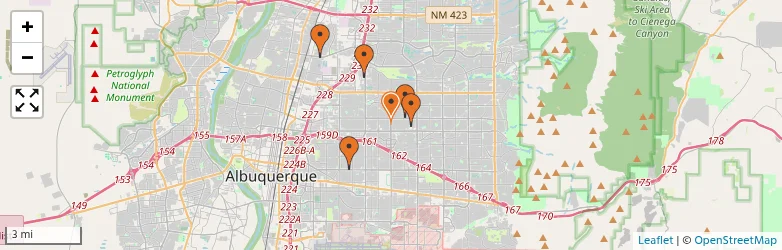 Related schools map