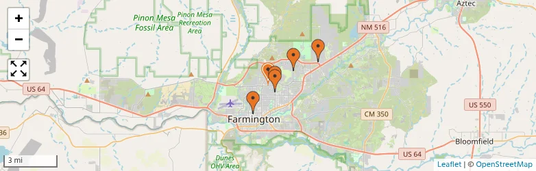 Related schools map