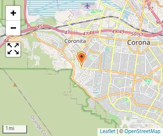 Map of Corona Christian School