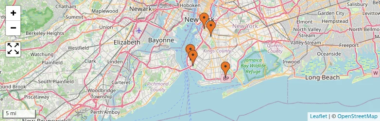 Related schools map