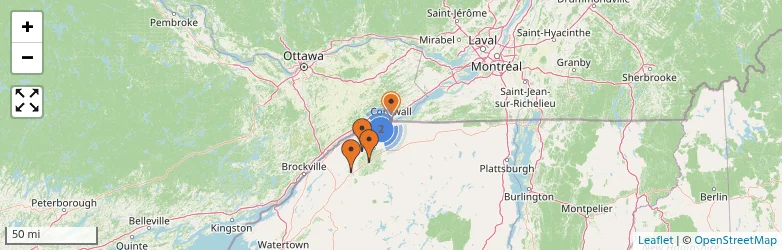 Related schools map
