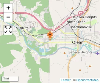 Map of Archbishop Walsh High School