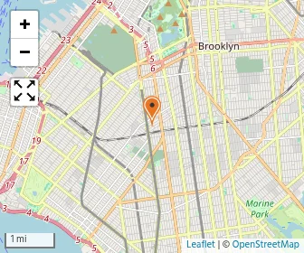 Map of Bais Yaakov D'rav Meir High School