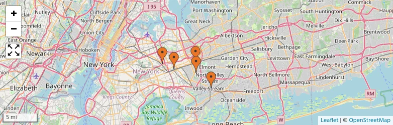 Related schools map