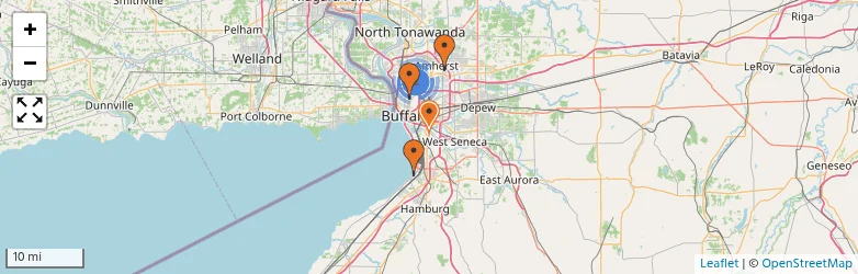 Related schools map