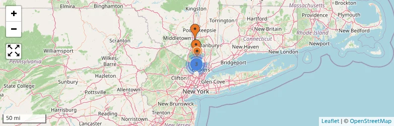 Related schools map
