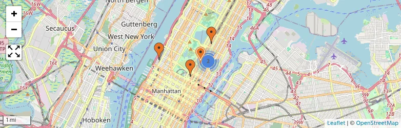 Related schools map