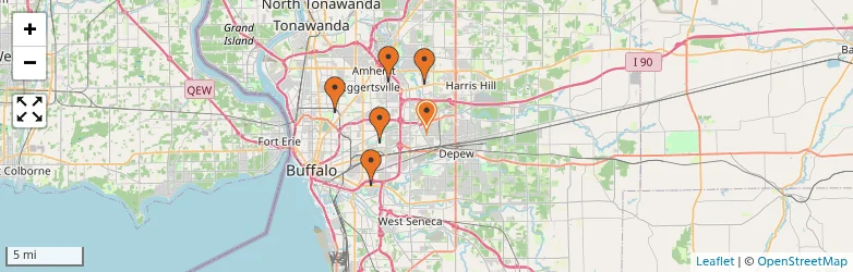 Related schools map