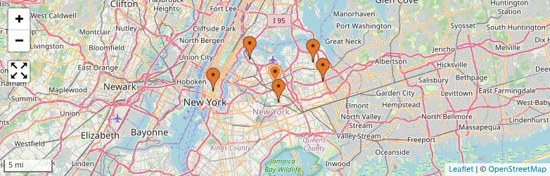 Related schools map