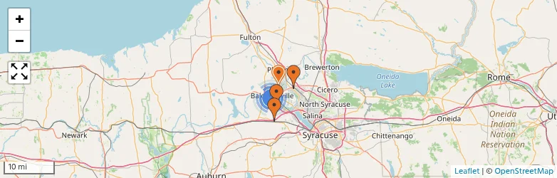 Related schools map