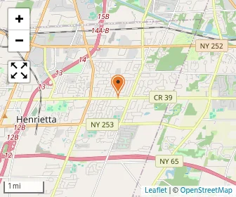 Map of Henrietta Christian School