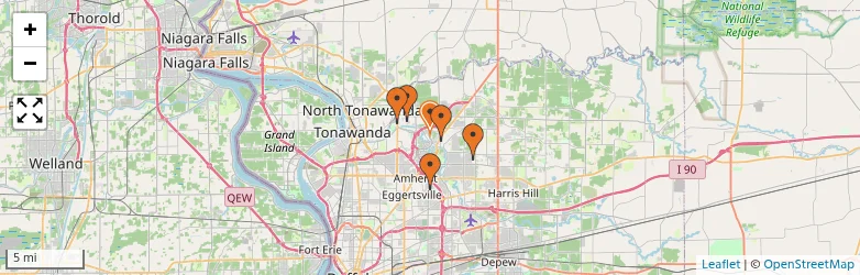 Related schools map