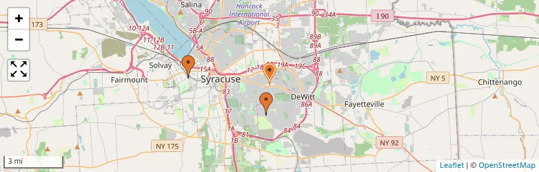 Related schools map