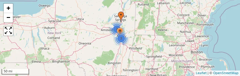 Related schools map