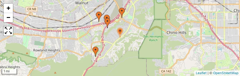 Related schools map
