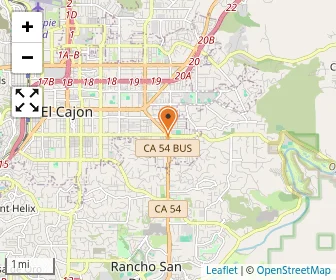 Map of Del Rey Schools