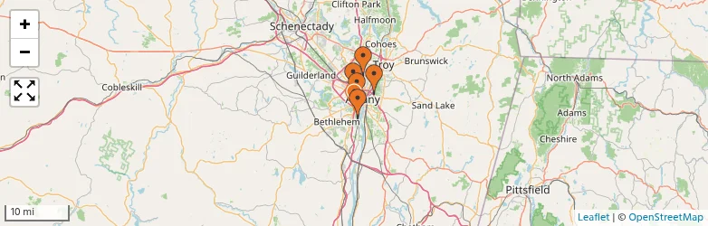 Related schools map