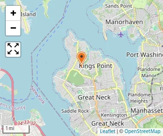 Map of North Shore Hebrew Academy