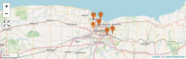 Related schools map