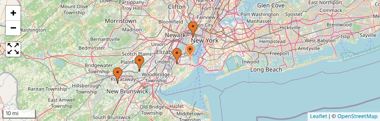 Related schools map