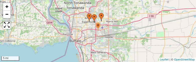 Related schools map
