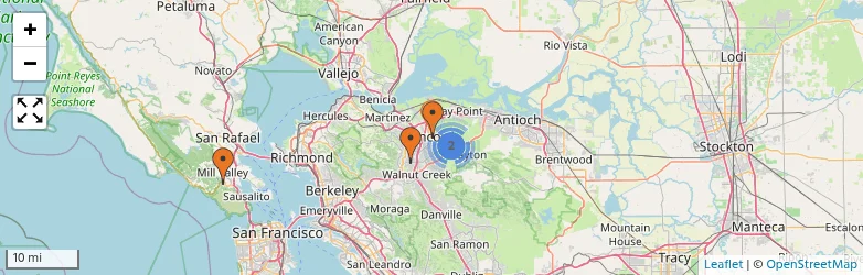 Related schools map