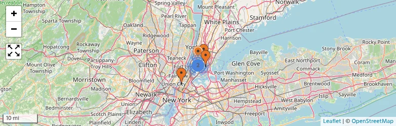 Related schools map