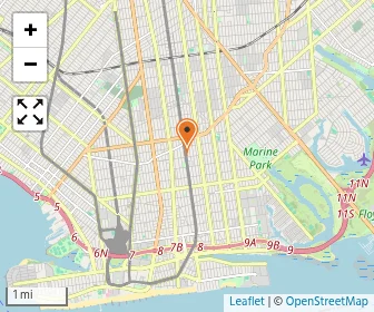 Map of Prospect Park Bnos Leah High School