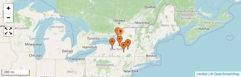 Related schools map