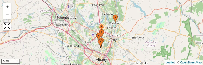 Related schools map