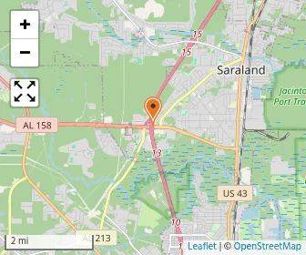 Map of North Mobile Christian School