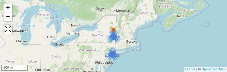 Related schools map